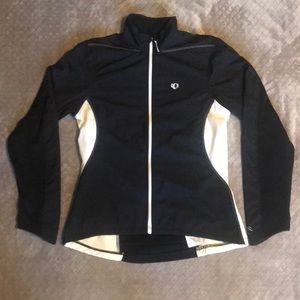 Pearl iZumi Cycling Jacket Black and White size Medium